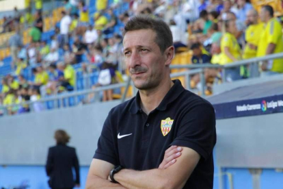Luis Miguel Ramis ha variado la fisonomía de juego y la dinámica de la UD Almería desde que cogió el equipo.