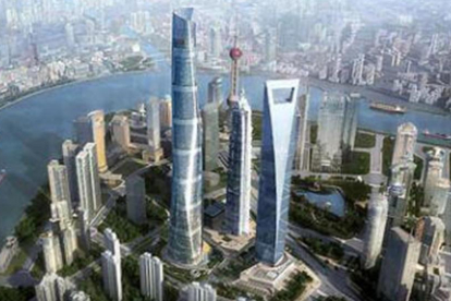 Imagen de la ciudad china de Shanghai.