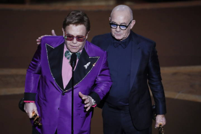 Elton John y Bernie Taupin. ETIENNE LAURENT