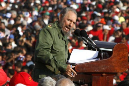 Fidel Castro, el 1 de mayo del 2006 en La Habana.