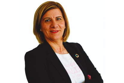 María Paz Martínez, candidata de Independientes por Fabero. DL