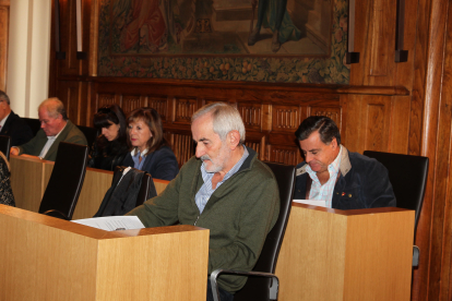 Pleno en la Diputación Provincial de León en el que se debatían medidas en tiempos de crisis, en 2012. SECUNDINO PÉREZ