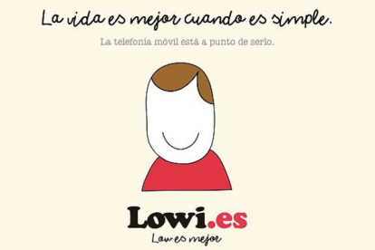 El logo del nuevo operador de telefonía móvil Lowi.