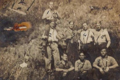 Histórica foto del congreso guerrillero de Ferradillo en 1942. DL