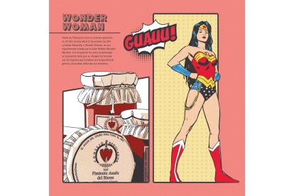 Wonder Woman y los pimientos asados del Bierzo aparecen en la hoja de octubre. El Día Mundial de Wonder Woman es el 21, fecha en la que apareció por primera vez la superheroína de DC. DL