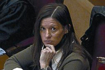 Ángeles Molina, alias Angie, durante el juicio en el que fue condenada a 18 años de cárcel por asesinato.