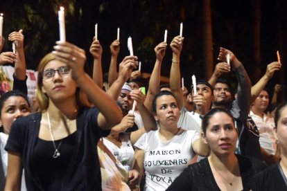 Protesta estudiantil contra Ortega en Managua.