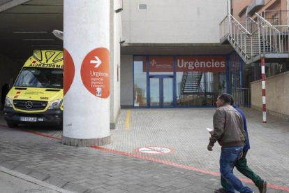 La entrada de Urgencias del Hospital de Palamós.
