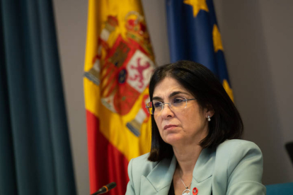 La ministra de Sanidad, Carolina Darias. FERNANDO VILLAR