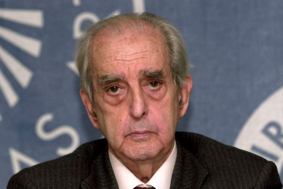 El exministro de Exteriores Fernando Morán.