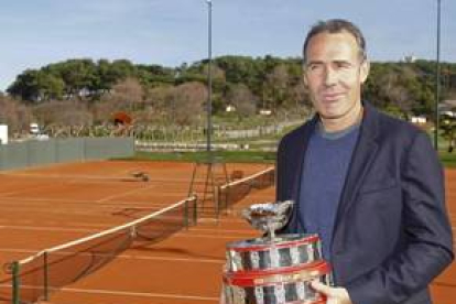 El nuevo capitán del equipo español de Copa Davis, Álex Corretja.