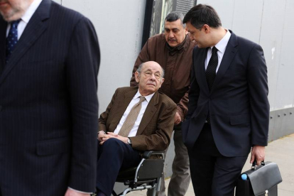Fèlix Millet, a su llegada al juicio por el caso del hotel del Palau, el pasado 19 de marzo.