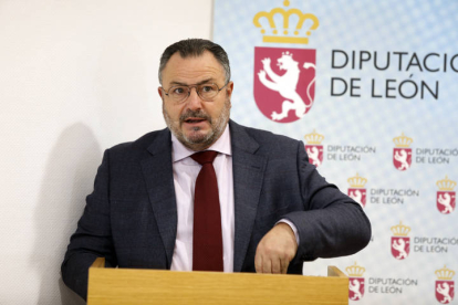 El presidente de la Diputación de León, Eduardo Morán. MARCIANO PÉREZ