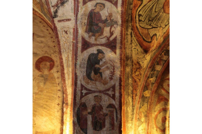 Panteón de los Reyes de San Isidoro y las pinturas románicas. DL