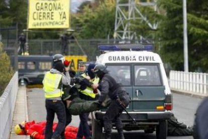 Las manifestaciones ecologistas por el cierre de la central se han repetido estos años.