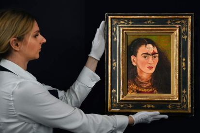 ‘Diego y yo’, autorretrato de Frida Khalo fue adquirido por 34,9 millones de euros. ANDY RAIN