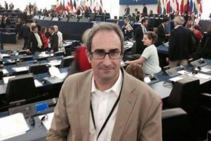 Jordi Sebastià en el Parlamento Europeo