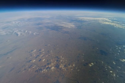 Vistas de la Tierra en los ensayos realizados desde León para el lanzamiento de globos estratosféricos. ZERO2INFINITY