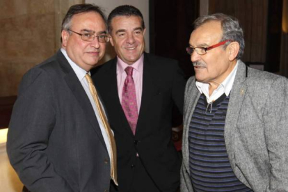 Melchor Ruiz, Ismael Álvarez y José Luis Prada.