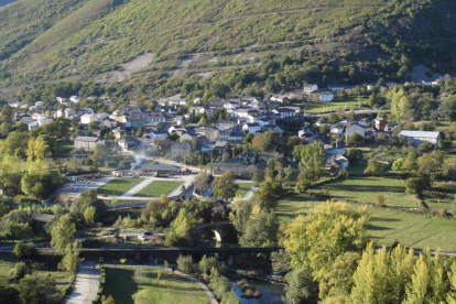 Vista general de la localidad de Palacios del Sil, en una imagen de archivo. DL