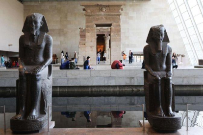 El Ala Sackler del Metropolitan Museum of Art de Nueva York, famosa por su colección de arte egipcio.