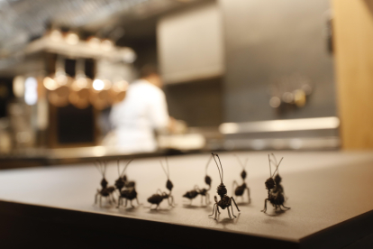 Las hormigas son el símbolo y la metáfora del restaurante Muna. ANA F. BARREDO