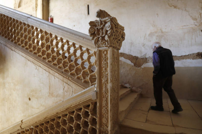 Imagen de archivo de la escalera del Palacio de Grajal. JESÚS F. SALVADORES