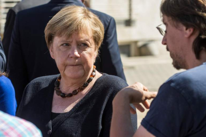 Angela Merkel gobernó cuatro legislaturas. THOMAS LOINE