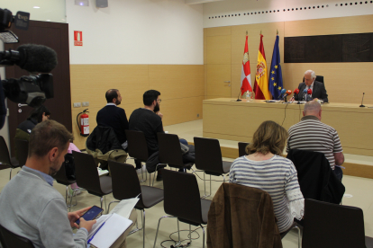 Presentación de la memoria esta mañana en Burgos. TSJCYL