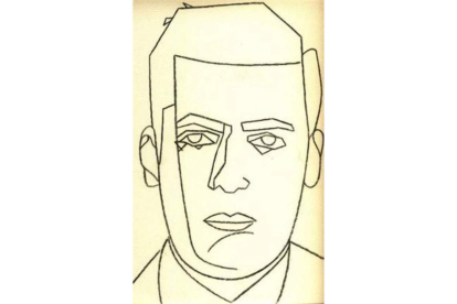Boceto de Vargas Llosa. ARROYO