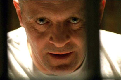 El actor Anthony Hopkins en ‘El silencio de los corderos’, donde interpretaba a Hannibal Lecter.