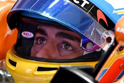 Fernando Alonso (McLaren-Honda), en el GP de Rusia.