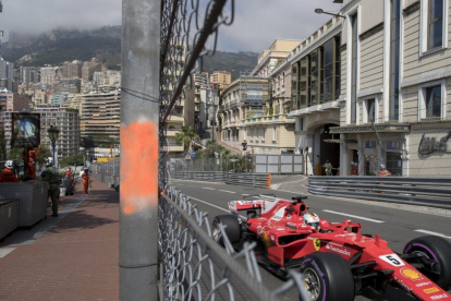 Sebastian Vettel, en Mónaco.