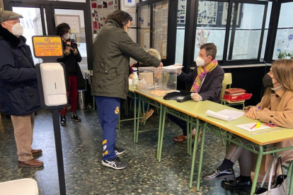 Votaciones en la jornada de hoy en León. RAMIRO