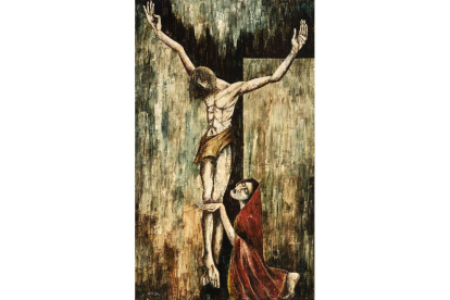 'Crucificado', obra de Fernández-Arguelles perteneciente a la colección Abanca, declarada BIC. ABANCA