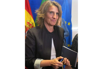 La ministra de Transición Ecológica, Teresa Ribera. LEO RODRÍGUEZ
