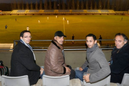 Visita de la delegación de Catar a las instalaciones deportivas de la Cultural. JESÚS F. SALVADORES