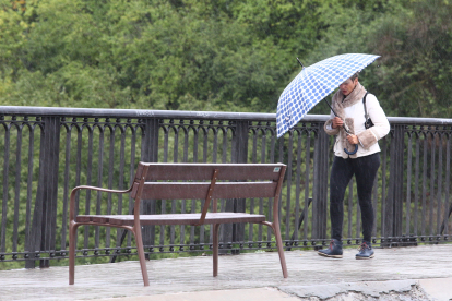 Temporal de viento y lluvia en el Bierzo. CÉSAR SÁNCHEZ / ICAL.