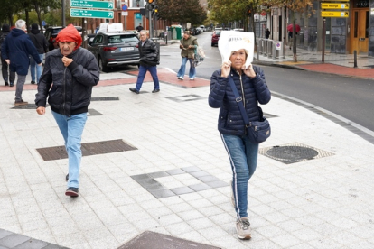 El temporal, en Valladolid. MIRIAM CHACÓN / ICAL.