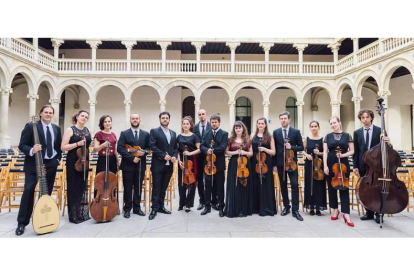 La formación Nereydas, que ofrecerá mañana un concierto en la Catedral de Toledo con música del leonés Francisco Antonio Gutiérrez. IKO PB PHOTOGRAPHER / CNDM