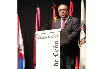 Gerardo Álvarez Courel, ayer, en su intervención. ANA F. BARREDO