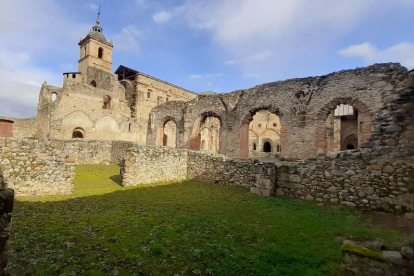 Imagen reciente del monasterio de Carracedo facilitada por el ILC. DL
