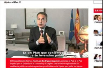 La página web se llama www.planE.gob.es