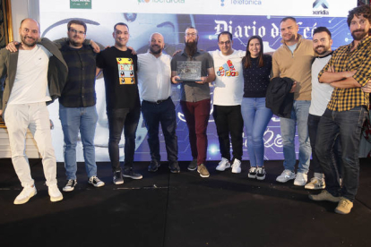 El equipo de Tecnolsylva: Javier Blanco, Diego Crespo, Jorge Frade, Nacho Moratiel, Dídac Fernádez, Cristian Martínez, Carmen Robles, Juan García, Francisco José Diez y Miguel Navarrete. RAMIRO/FERNANDO OTERO