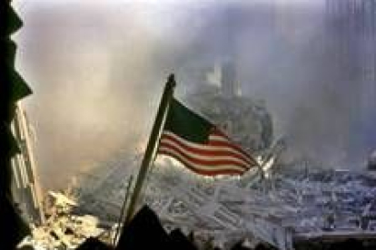 Imagen de la zona cero en el World Trade Center
