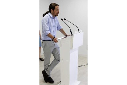 El líder de Podemos, Pablo Iglesias.