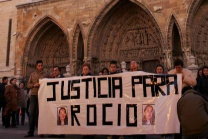 Una de las manifestaciones celebradas en favor de la víctima del crimen. JESÚS F. SALVADORES