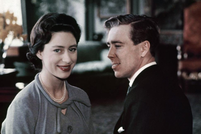 Lord Snowdon, junto a la princesa Margarita, en 1960.