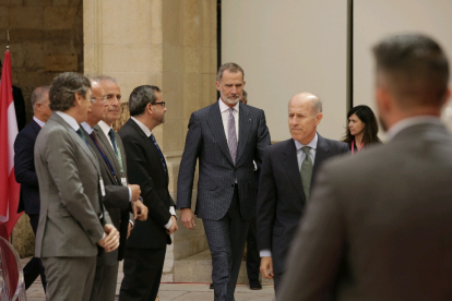 El Rey Felipe VI llega a San Isidoro. FERNANDO OTERO