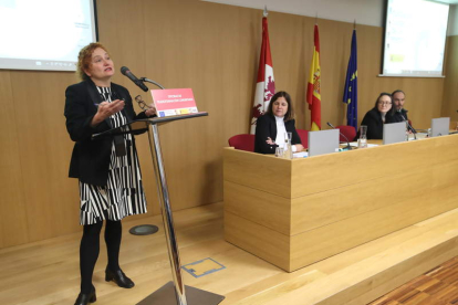 Laura Martín, Yasodhara López, María Francisca Rivera y Alfonso Arroyo, en la Ciuden. L. DE LA MATA